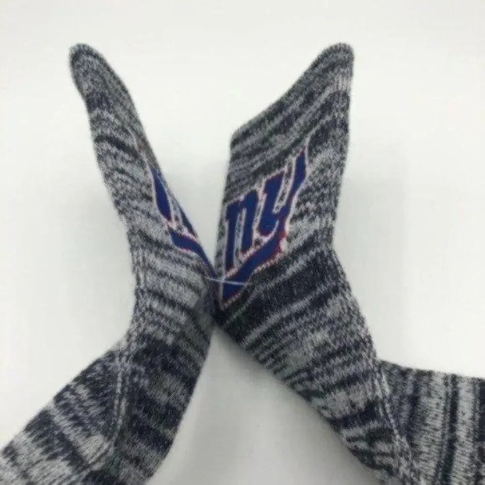 New York Giants  Football Sporty Athletic Crew Style Socks